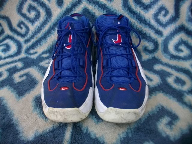 NIKE AIR MAX PENNY 1 31cm US13 青白赤 美品 NBA アンファニー ペニー