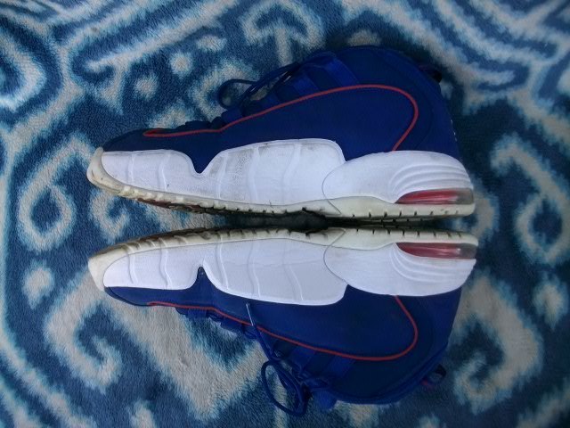 NIKE AIR MAX PENNY 1 31cm US13 青白赤 美品 NBA アンファニー ペニー
