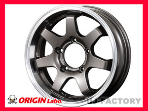 ★ORIGIN MUD-SR7/マッド・エスアール7★16x5.5J 139.7/5H ＋20 ガンメタ 【1本】★ジムニー 専用アルミホイール（MUD-SR7-JP20-GM）