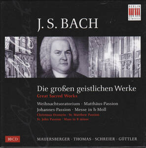 BACH / GREAT SACRED WORKS (10CD) BERLIN CLASSICS 廃盤貴重品！