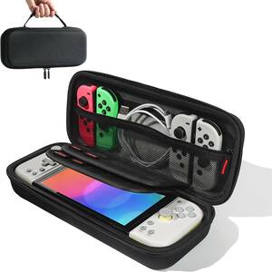 グリップコントローラー fit ケース for Nintendo Switch(OLED) - ホリコントローラーに適したハードケースのスーツケース