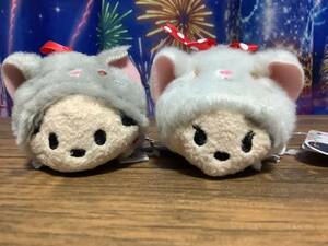 ディズニー　ツムツム（S）ミッキー&ミニー　猫　TSUM TSUM ミッキーマウス&ミニーマウス　キャット　セット　ねこ　ディズニーストア