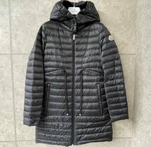 サイズ1新品 本物/MONCLER/モンクレール/BARBEL GIUBBOTTO/バルベル/ライトダウンコート/ライトダウンジャケット/レディース/ブラック_画像2