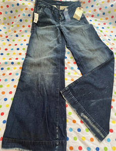 o price cut rare Ralph Lauren Ralph Lauren Japan not yet arrival Vintage processing Denim wide new goods tag attaching ...... good-looking. buy 3 ten thousand jpy 