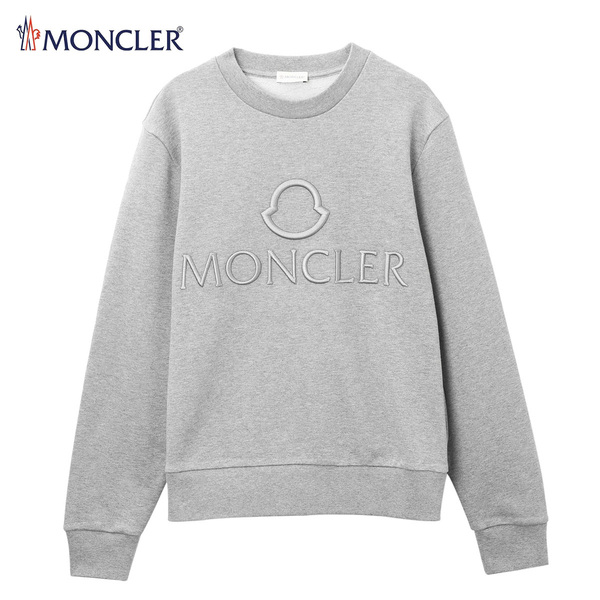 送料無料 42 MONCLER モンクレール グレー 8G00049 809KR ロゴ スウェット トレーナー size L