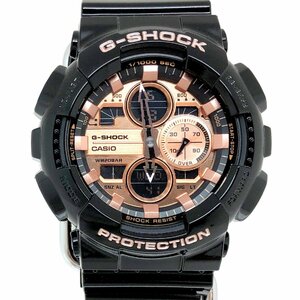 極美品 G-SHOCK ジーショック CASIO カシオ 腕時計 GA-140GB-1A2JF デジアナ アナデジ クォーツ ビッグフェイス ブラック 【IT0MNZPBO0EJ】