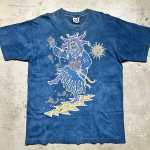 LIQUID BLUE 【men2640H】 90's GRATEFUL DEAD グレイトフルデッド Dancing Jester 1994 タイダイTee Batik バティック 道化師 L USA製 AG