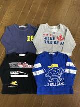 長袖Tシャツ 長袖カットソー　4枚セット　サイズ80 ベビー_画像1