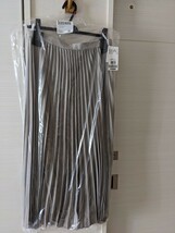 未使用タグ付き★UNTITLED(アンタイトル)[L]　スエード調　プリーツスカート　洗える　大きい　サイズ　ワールド　LL_画像3