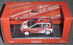 1/43 ノレブ シトロエン C2 SUPER 1600 Monte-Carlo 2005 モンテカルロ スーパー NOREV CITROEN