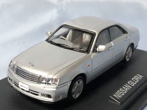 ■即決 エムテック 1/43【日産ニッサン グロリア (プラチナシルバー) M4-11-C