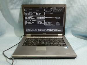 ♪♪送料無料！ジャンク　ノートPC TOSHIBA dynabook satellite L21 220C/W BIOS起動OK!　990H-A3J587♪♪