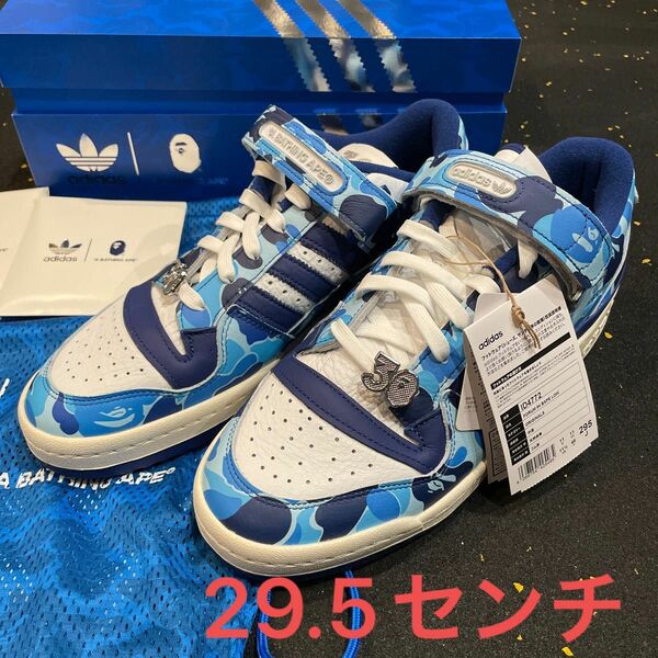 BAPE × adidas Forum 84 Low 30th Anniversary "Blue Camo" アディダス　