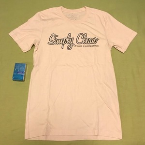 Simply Clean T-shirt cream M size USDMsin pulley clean 