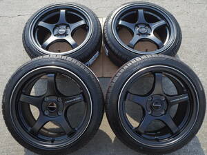 ★人気★165/50R15 7J+35 4H100 新品 軽量 5本スポーク クロススピードCR5 1台分 ワゴンR N-BOX ALTO TANTO WAKE MOVE MIRA カスタム BK