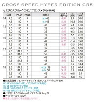 ★人気★165/50R15 7J+35 4H100 新品 軽量 5本スポーク クロススピードCR5 1台分 ワゴンR N-BOX ALTO TANTO WAKE MOVE MIRA カスタム BK_画像10