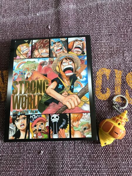 ONE PIECE FILM STRONG WORLD ストロングワールド DVD トーンダイヤルボイスキーホルダーつき