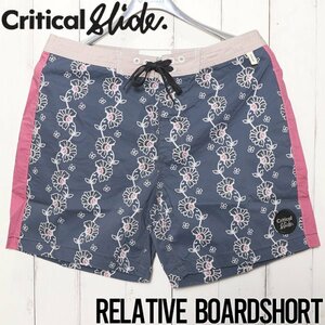 [クリックポスト対応] ボードショーツ サーフパンツ Critical Slide クリティカルスライド TCSS RELATIVE BOARDSHORT BS2350　 32インチ