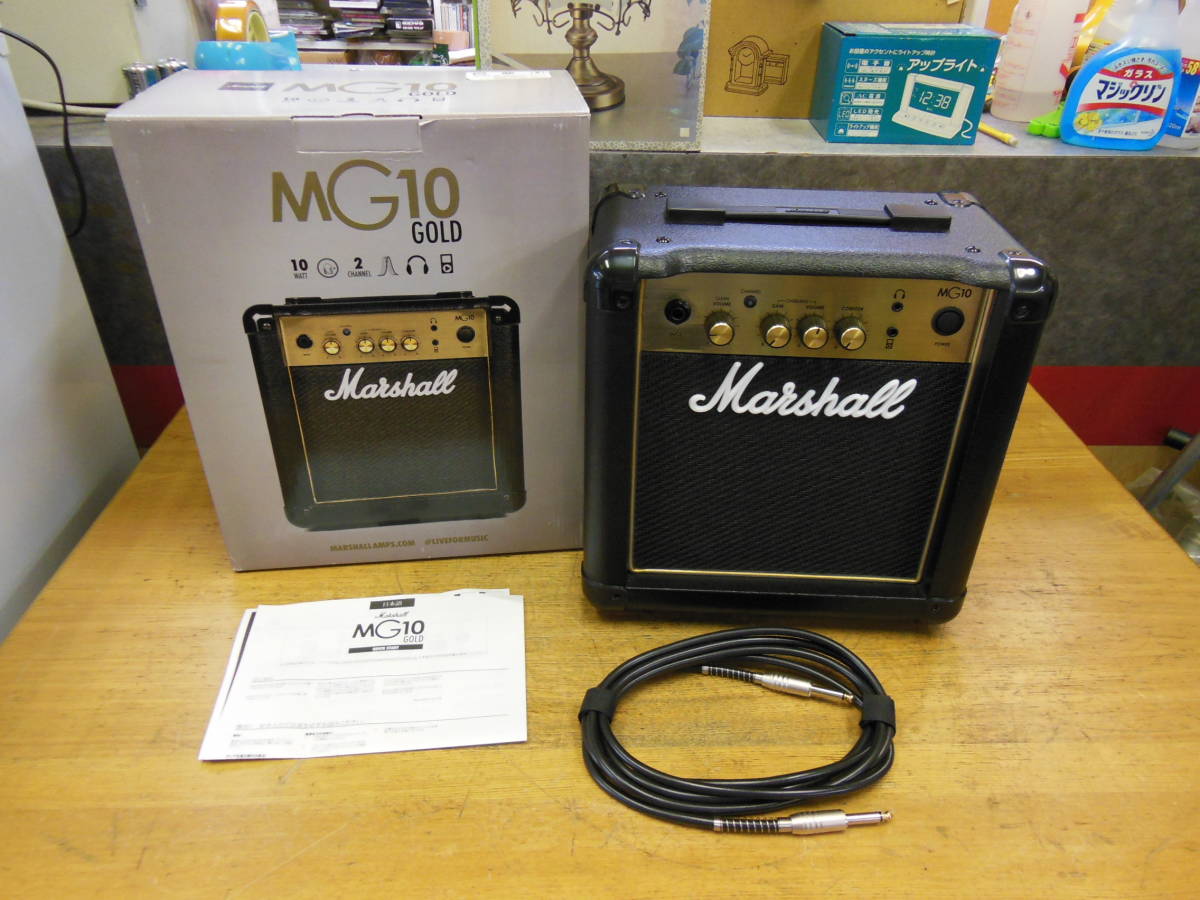 売り切れ必至！ Marshall MG10 Gold マーシャル ギター用アンプ 正規