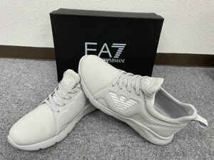 管50030 新品未使用　26.5cm エンポリオアルマーニ イーエーセブン EMPORIO ARMANI EA7 靴 メンズ スニーカー グレー US8.5 サイズ