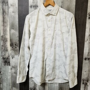 DENIME GEAR　ドゥニーム　長袖　シャツ　Mサイズ　総柄　メンズ