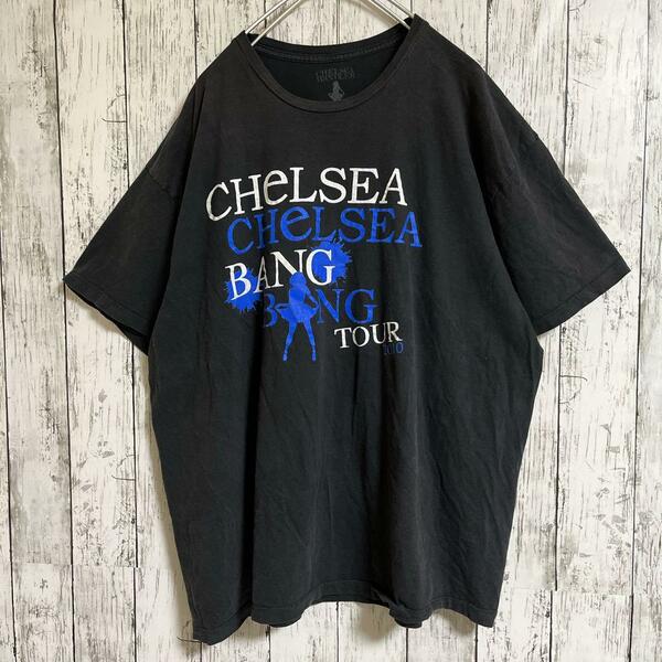 チェルシーハンドラー CHELSEA HANDLER 有名人 プリント Tシャツ XL 黒 2010年 ツアーT オフィシャル HTK1312