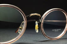 未使用品 OLIVER PEOPLES MP-8 30周年 記念モデル 46-23 メガネ サングラス フレーム インナーリム オーバル 彫金 オリバーピープルズ_画像3