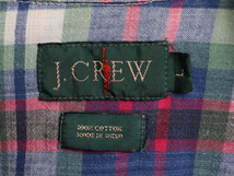 90s ■ J CREW インディアン マドラス チェック 長袖 ボタンダウン シャツ ( メンズ L ) 90年代 Jクルー ジェイクルー 巨人タグ コットン_画像5