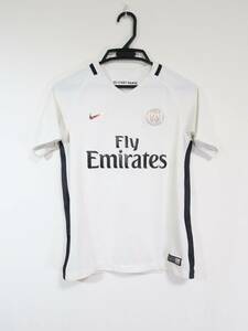 パリ・サンジェルマン PSG 16-17 サード ユニフォーム ジュニア L 150-160cm ナイキ NIKE 白 ホワイト Paris Saint-Germain 子供 キッズ