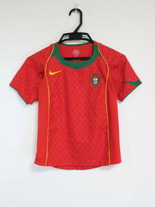 ポルトガル 代表 2004 ホーム ユニフォーム ジュニアXS 130cm ナイキ NIKE 送料無料 Portugal サッカー 子供 キッズ シャツ