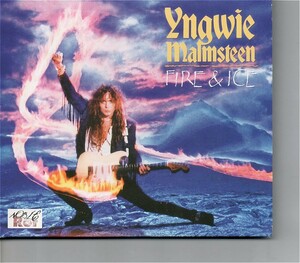 [ free shipping ] wing vei/Yngwie Malmsteen - Fire & Ice[ ultrasound washing /UV light lighting / demagnetizatiom /etc.]teji pack US record /'90sne okro name record 