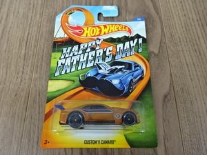 HW Hot WHeeLs HAPPY FATHER'S DAY ! CUSTOM '11 CAMARO ホットウィール シボレー カスタム カマロ 5代目 ミニカー ミニチュアカー