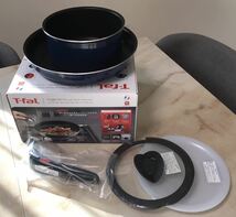 【最安値&送料無料】☆T-fal ティファール ingenio インジニオ・ネオ 直火対応 フライパン ソースパン ロイヤルブルー 5点セット◆_画像1