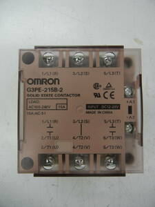 中古品 オムロン OMRON SSR ソリッドステ-トリレ- G3PE-215B-2-VD