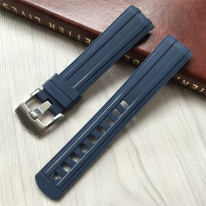  Omega Seamaster interchangeable goods rubber belt blue navy 20mm tail pills ( pin buckle ) attaching tool * spring stick attaching [ postage 230 jpy ]