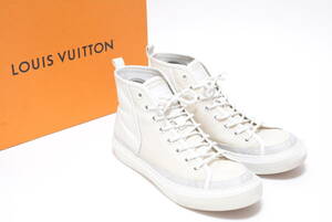 美品 ルイヴィトン ハイカットスニーカー エピ×モノグラムエクリプス シューズ 白 Virgil Abloh