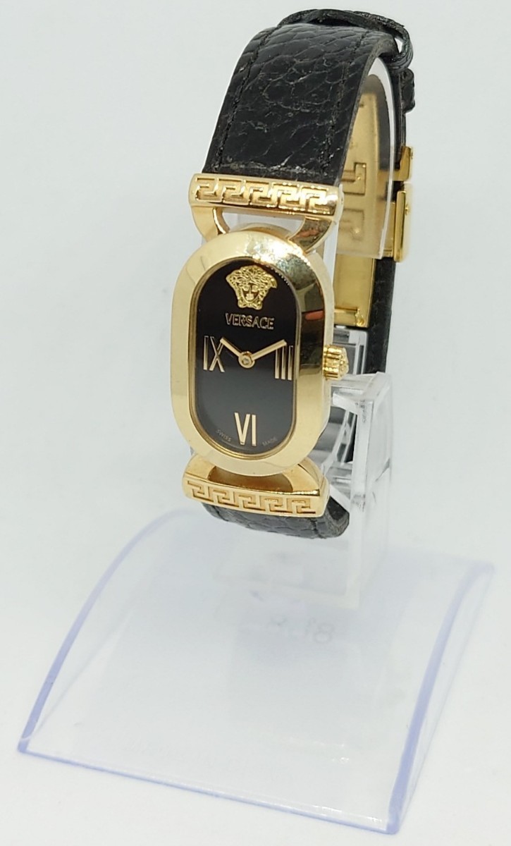 在庫あり/即出荷可】 ヴェルサーチ腕時計 メデューサ ALQ115 美品 鑑定 