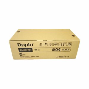 Duplo デュプロ　印刷機　インク α04 1箱6本入り DP-α700用 【送料無料! 未使用!! 純正!!! 保証あり!!!! お買い得!!!!!】 NO.2350