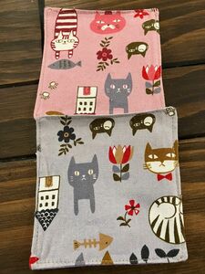 ハンドメイド☆コースター☆ねこ