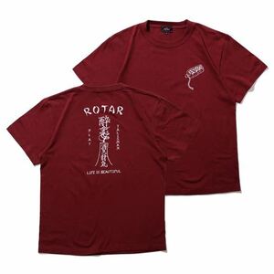 ROTAR/ローター　Talisman Tee バーガンディ　XL