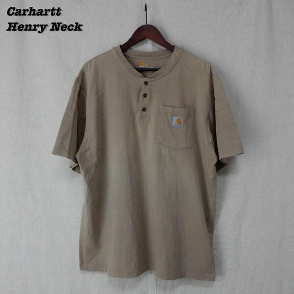Carhartt Henry Neck T-Shirts 2000s L T158 カーハート ヘンリーネック Tシャツ 2000年代