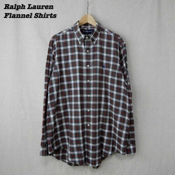 Ralph Lauren Flannel Shirts L SHIRT23086 ラルフローレン フランネルシャツ ボタンダウンシャツ