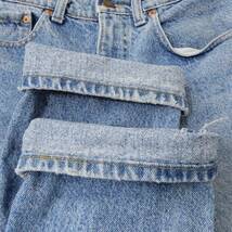 Levi's 505 INDIGO DENIM PANTS MADE IN USA 1991s W31 L34 リーバイス デニムパンツ アメリカ製 1990年代_画像9