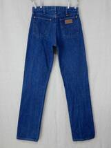 Wrangler 13MWZPW INDIGO DENIM PANTS MADE IN USA 1990s W30 L34 ラングラー インディゴデニム アメリカ製 1990年代_画像2