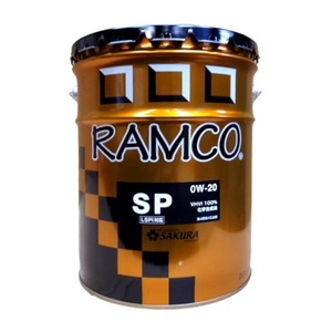 RAMCO(ラムコ) 自動車 SP 0W-20 エンジンオイル 20L VHVI化学合成