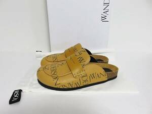  free shipping regular price 6.8 ten thousand new goods JW ANDERSON Logo Print Mules 37 under son mules sandals J.W.