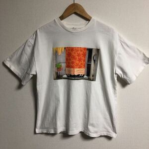 【古着】OZAKI EMI×FREAK'S STORE/オザキエミ　 オザキエミレッグTシャツ　フリークスストア　レディース　半袖