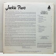 美盤!! USオリジナル JACKIE PARIS S.T ('81 Audiophile) CARLOS FRANZETTI, MARC JOHNSON, JOE LA BARBARA || STEVIE WONDERの名カヴァー_画像2