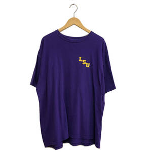 USA 古着 半袖 Tシャツ ルイジアナ州立大学 LSU カレッジ 紫 パープル 古着卸 激安 BA0883