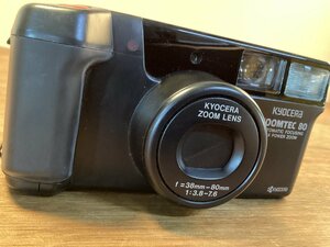 SS-499■送料無料■KYOCERA ZOOMTEC 80 f=38mm-80mm 1:3.8-7.6 フィルムカメラ 385g●ジャンク扱い/くATら